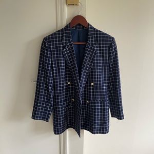 vintage navy blazer